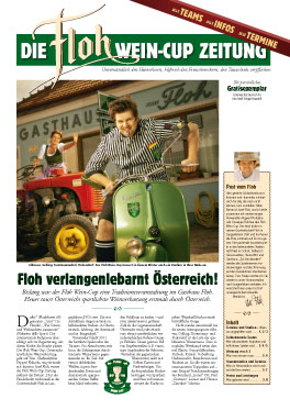 Floh-Zeitung „Floh 6. Wein-Cup“, 2011