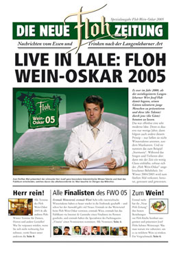 Floh-Zeitung „Floh Wein-Oskar“, 2005